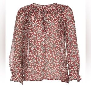 ba&sh Beatrix Top Bordeux